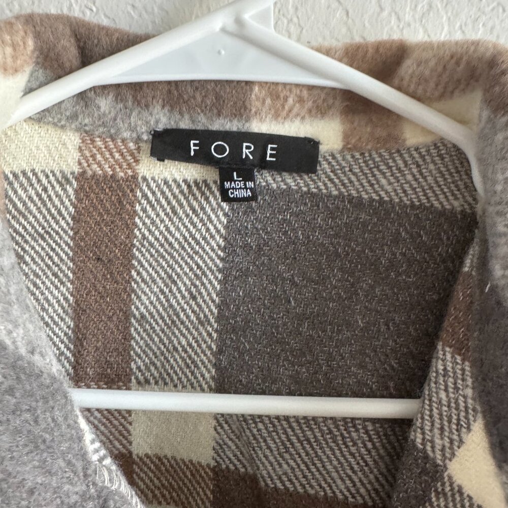 Vici Fore Button Down Checkered Jacket - image 2